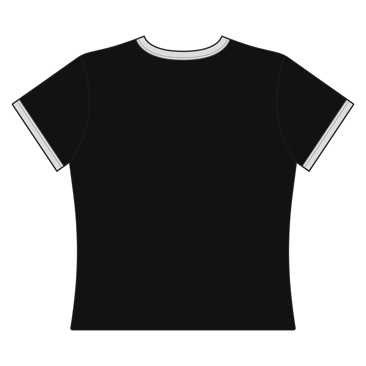 Buffalo Script Ringer Tee — Women's Retro City Graphic Tee