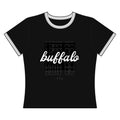 Buffalo Script Ringer Tee — Women's Retro City Graphic Tee